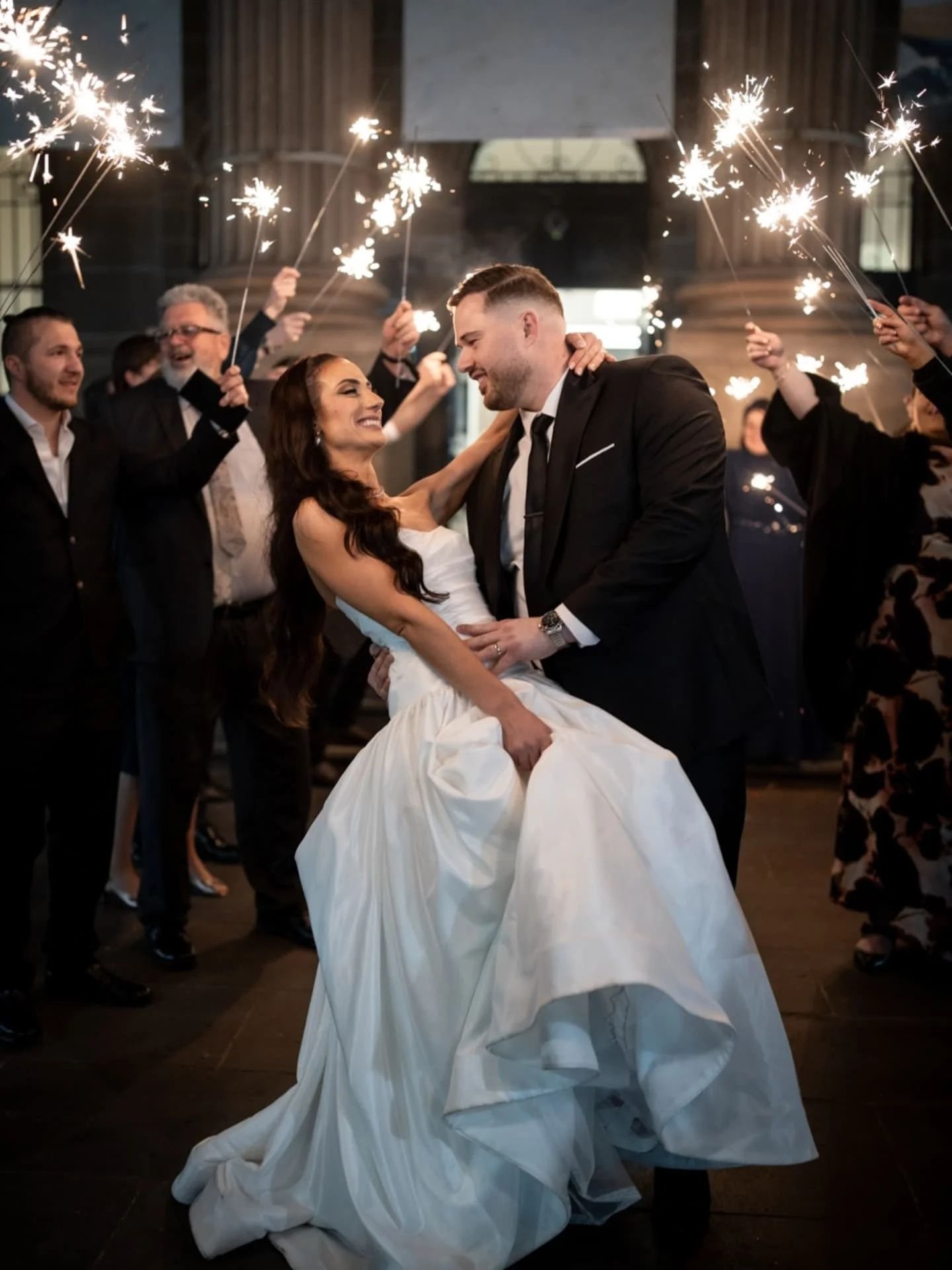Cinematic wedding videography moment bride and groom